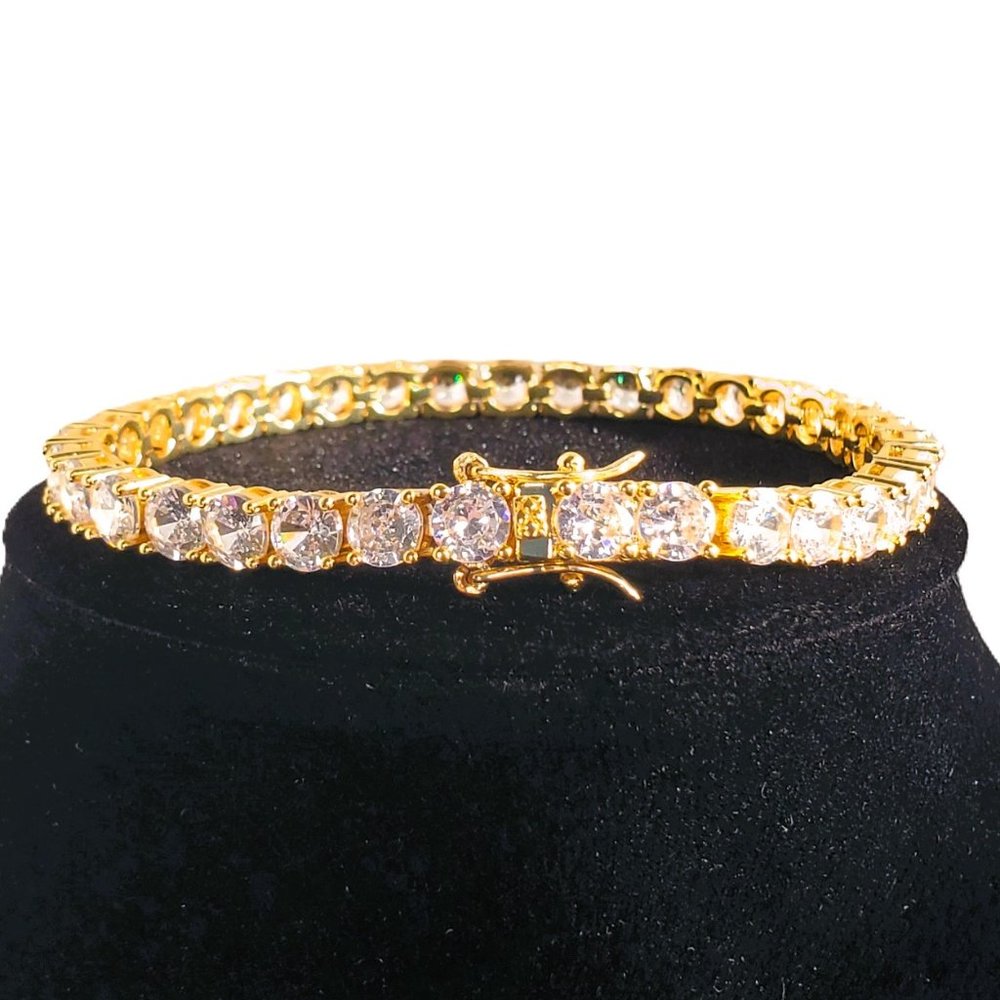 14K Gold 2ct Diamond Womens Tennis Bracelet Ladies 14 Karat Jewelry 2 ct 7" 8"